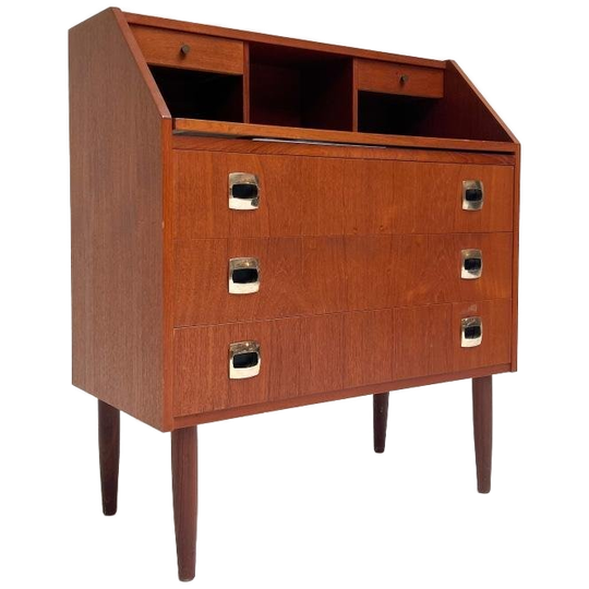 Charmante Deense Secretaire Cq Kaptafel 1