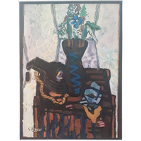 Braque | Pot De Fleurs Sur Une Caisse
