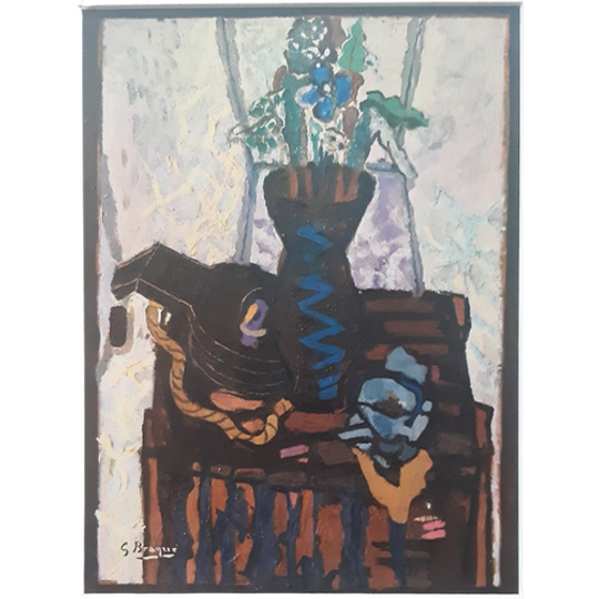 Braque | Pot De Fleurs Sur Une Caisse 1