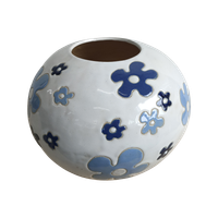 Vintage Jaren 70 Aardewerk Bloempot