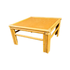 Rotan Salontafel , Jaren 80 thumbnail 1