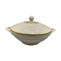 Dekschaal Terrine Bavaria Roomwit/goud
