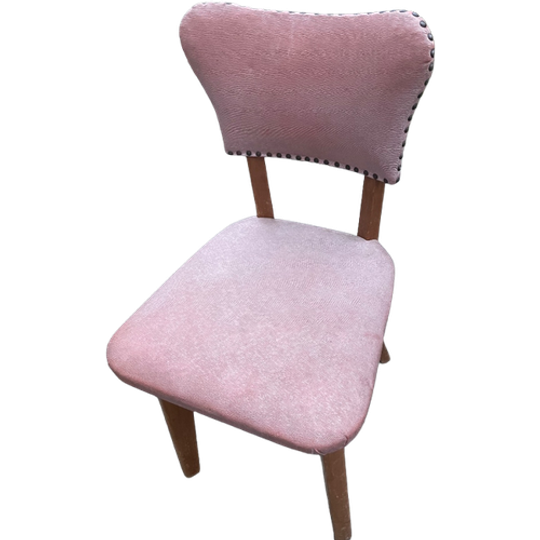 2 Identieke 1953 Vintage Slaapkamerstoelen 1
