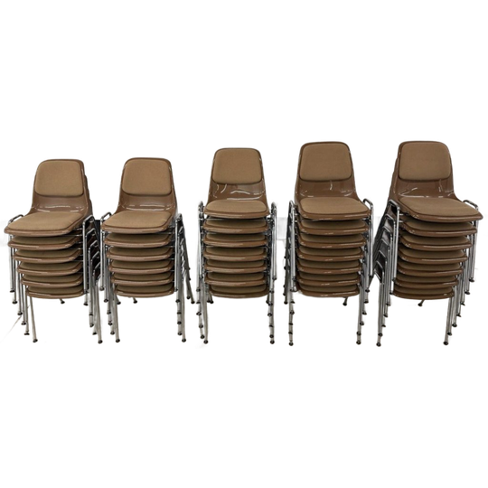 32 Vintage Drabert Stapelbare Stoelen 1