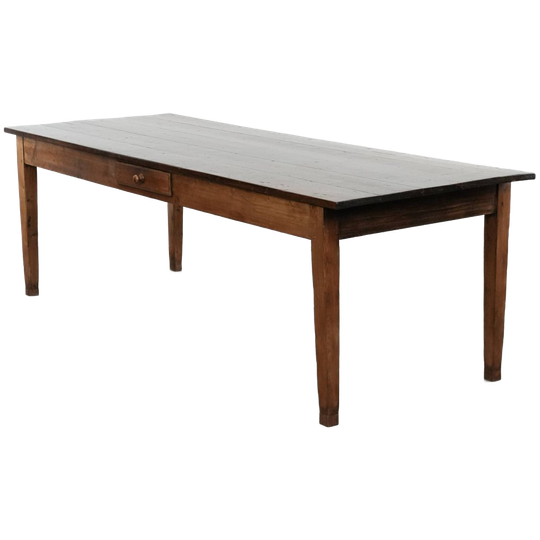 Prachtige Authentieke Grote Franse Boeren Antieke Xxl Eettafel Met Twee Lades En Een Mooi Patina 1