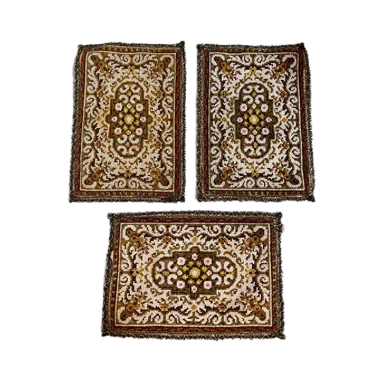 3 Kleine Geborduurde Kleedjes Voor Op Tafel Tafelkleedjes Geborduurd Borduursel 1