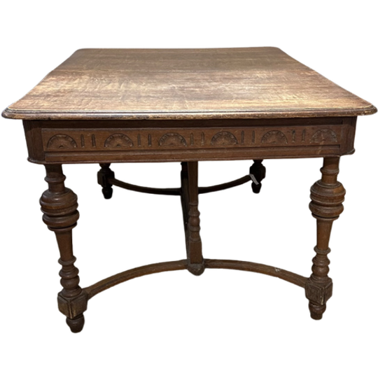 Henri Ii Solid Walnut Dining Table 1