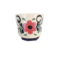 Bloempot Aardewerk Rode Bloem