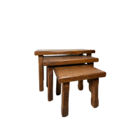 3x Brutalist Nesting Tables