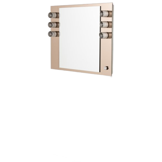 Mid-century Modern Italian Vanity Mirror With Sconces From Veca, 1960s 1