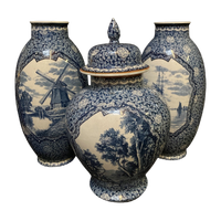 Groot Oud Kaststel, Villeroy En Boch, 32 Cm Hoog