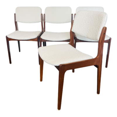 4 Prachtige Louis Van Teeffelen Eetkamerstoelen