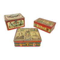 3 Oude Koningshuis Blikken Dozen