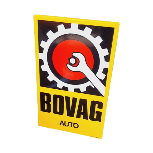 Origineel Emaille Bovag Auto Bord In Zeer Nette Staat👌