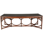 Vintage Manou/Bamboe Eettafel Xl thumbnail 1