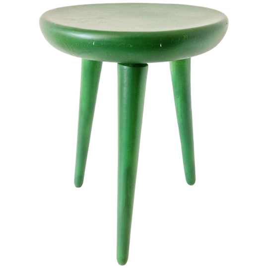 Vintage Melkkrukje Groen Krukje Plantentafel 1