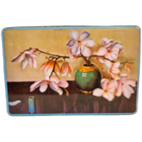 Vintage Van Melle Blik Magnolia Gemberpot Vintage Koektrommel