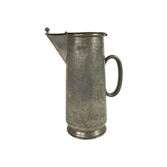 Kut Hing Pewter Swatow - China - Snavelkan - Schenkkan - Tin - 1890/1900 1