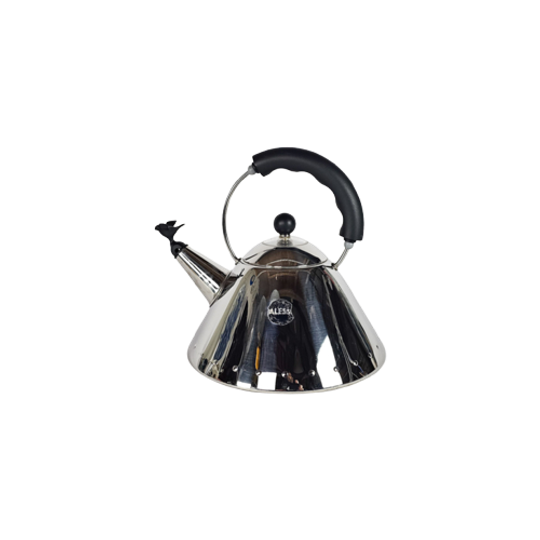 Alessi - Fluitketel - Chroom - Michael Graves - 2000 1
