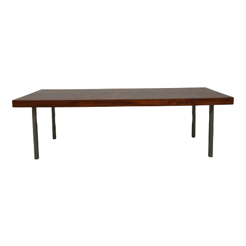 Coffee Table, Rosewood And Chrome, 1960S