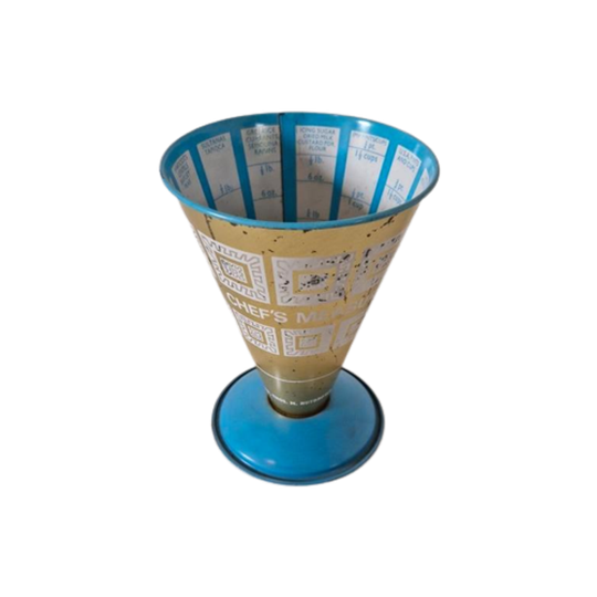 Vintage Blikken Maatbeker Nutbrown Chef 1