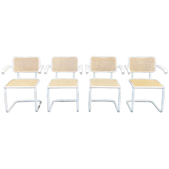 Vintage Thonet Eetkamerstoelen Met Webbing Zitting 1
