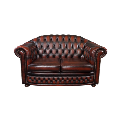 Knappe Engelse Rundleren Chesterfield 2 Zits Bank, Springvale | 2 ...