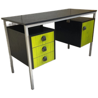 Jaren 70 Vintage Bureau Werkplek Buro