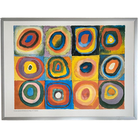 Kandinsky Art-Print Van Schilderij 120 X 90 Cm