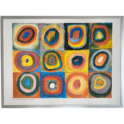 Kandinsky Art-Print Van Schilderij 120 X 90 Cm