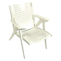 Niko Kralj - Stol Industrija Pohistva - Rex Model 120 - White (Rare Edition, Not A Folding Chair)