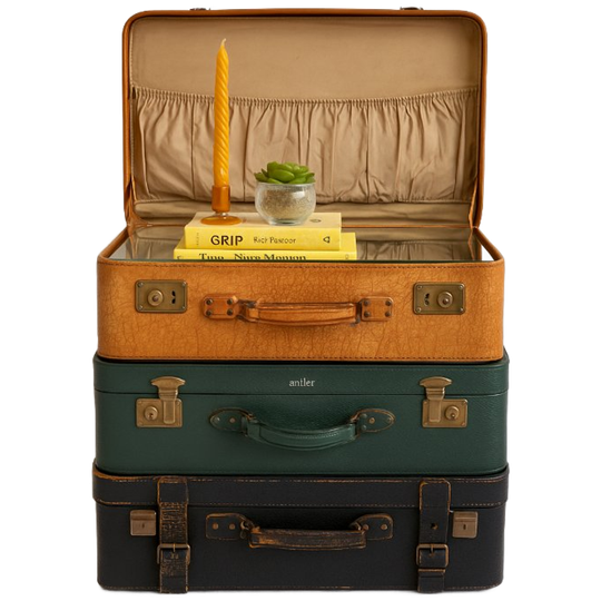 Vintage Kofferset – 3 Unieke Exemplaren Met Karakter 1