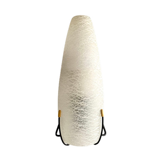 Vintage Dutch Design Louis Kalff Voor Philips Wandlamp - Draadmetaal En Glazen Kap 1