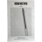 Adam Mcewen, Execute, Orginal Exhibition Poster, Printed In The Usa thumbnail 1
