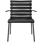 Serax X Maarten Baas Tuinstoel Met Armleuningen Black Aligned thumbnail 1