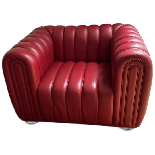 'geinspireerde Op Chesterfield' Stoel Rood Eyecatcher 1