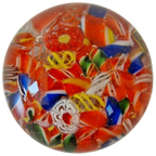 Presse Papier Murano Millefiori Paperweight thumbnail 1