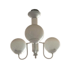 Vintage Plafondlamp Met 3 Glazen Bollen thumbnail 1