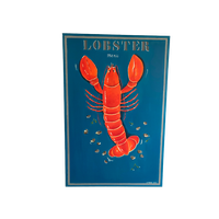 Schilderij Lobster Menu