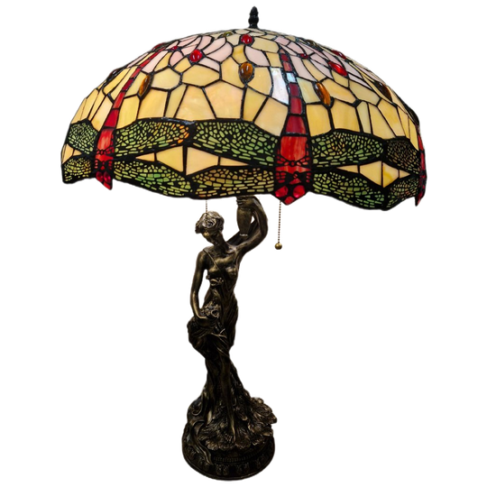 Tiffany-stijl Dragonfly Tafellamp Xl 80x55 1