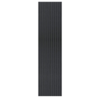 Akoestische Panelen - 60x240cm - 3-zijdig - 13mm - Zwart Eik