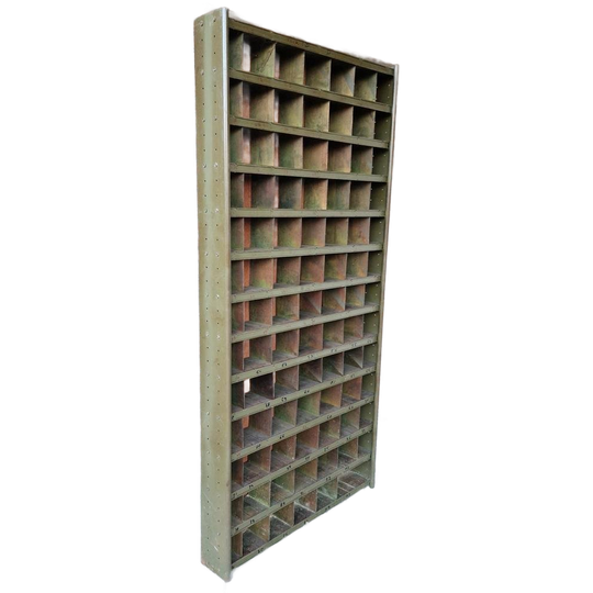 Vintage Vakkenkast Industriele Kast Metalen Hobbykast 1