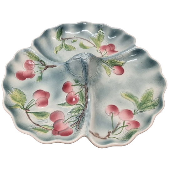 St Clement Barbotine Majolica Serveer Bord 1