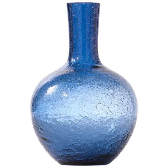 Polspotten | Gecraqueleerde Glazen Bolvaas S 1