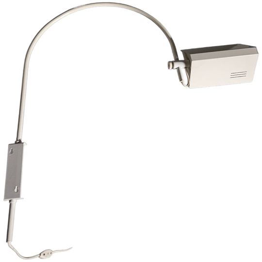 Rare Vintage Adjustable White Wall Arch Lamp From The 70s. 1
