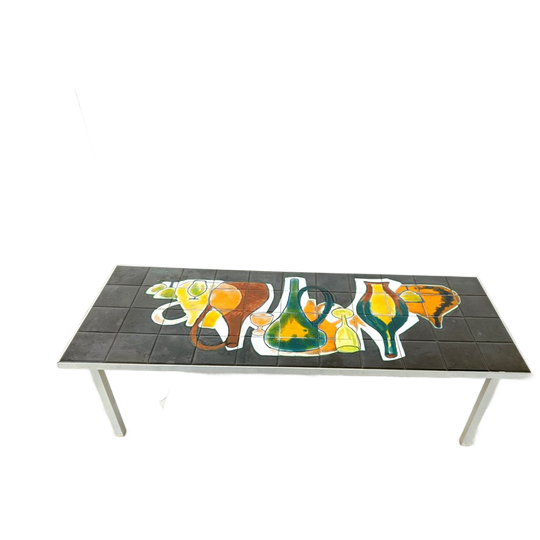 Vintage Ceramic Coffee Table By Denisco, 1960s 1