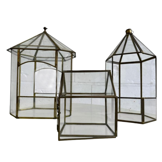 Vintage Mini Serre / Vitrine / Etagere 1