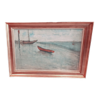 Karel Heymans (1899-1974) Bootjes Aan Het Strand thumbnail 1