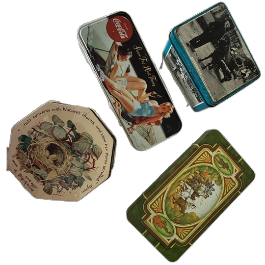 4 X Prachtige Vintage Blikken 1
