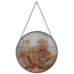 Vintage '70, Botanische Glaskunst. Gedroogde Bloemen En Planten. thumbnail 1